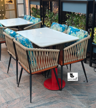 Rope Outdoor Furniture For Cafe And Restaurant